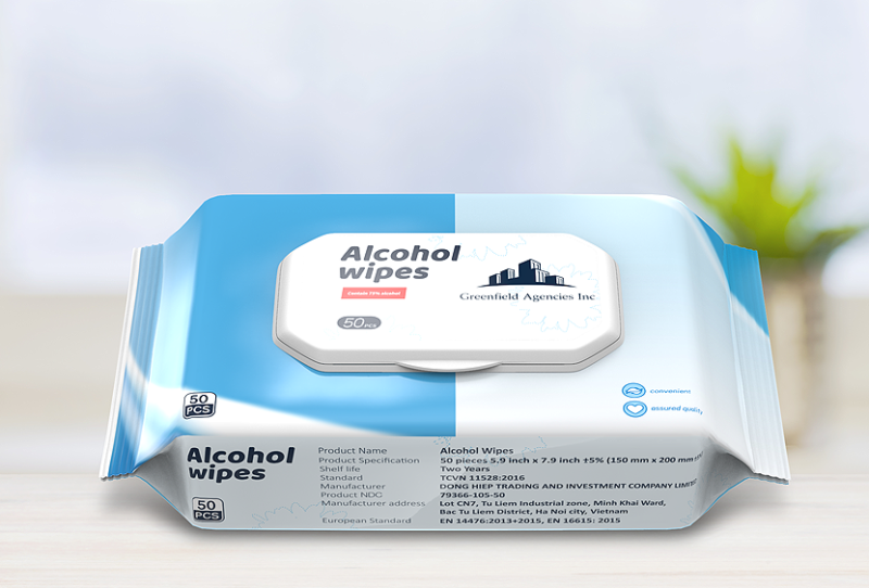 alcohol wet wipes manufacturer