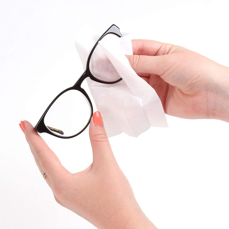can you use alcohol wipes on glasses