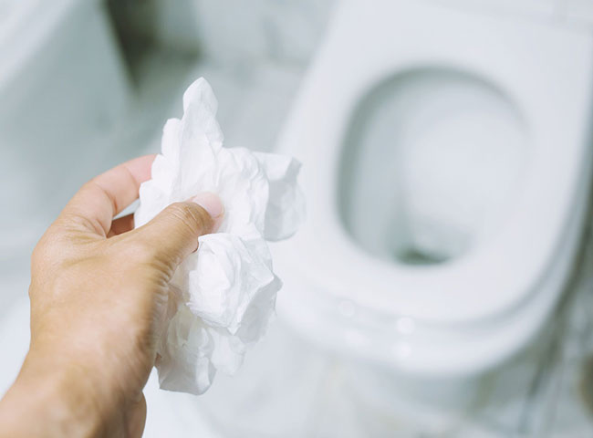 how to dispose of wet wipes