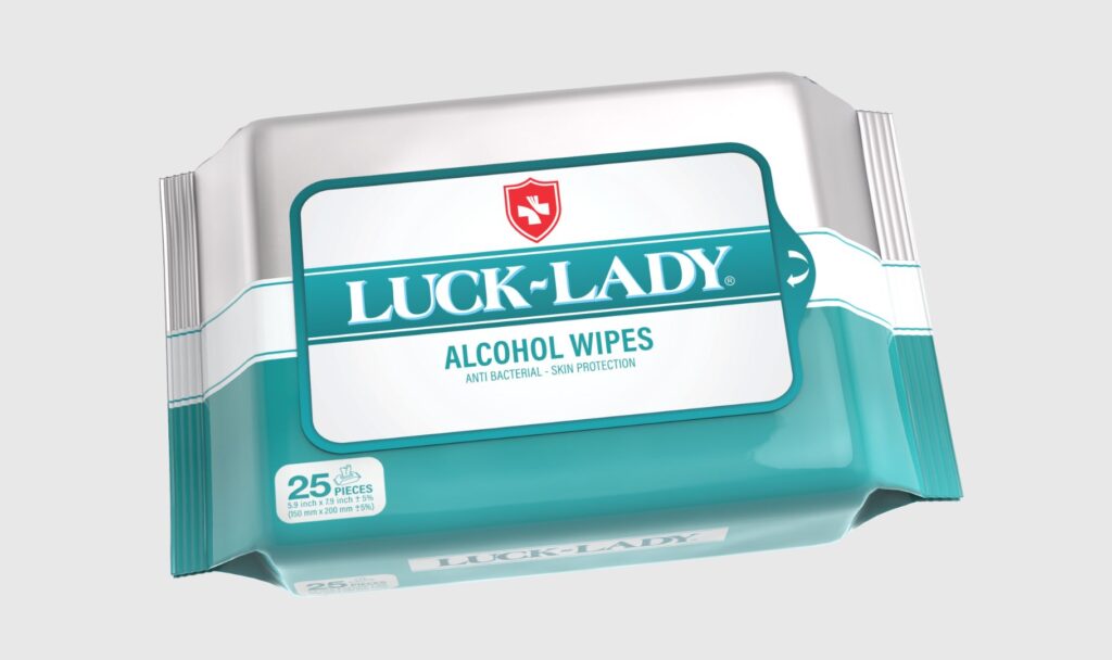 antibacterial alcohol wet wipes